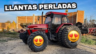 ASI QUEDO el CASE IH con las LLANTAS PINTADAS  MASAS ROJAS UNA BOMBAAAAA  Suarez Nico [upl. by Boardman]