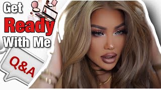 FLAWLESS GLAM MAKEUP  CHIT CHAT GRWM  SURGERY WEIGHTLOSS amp DATING LIFE STORYTIME [upl. by Newcomb]