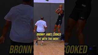 BRONNY JAMES COOKS TALEN HORTONTUCKER 🔥 basketballhighlights basketball anklebreakers [upl. by Nueovas]