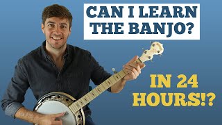 Attempting to Learn the Banjo in Just 24 Hours [upl. by Eirehs73]