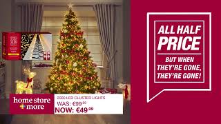 Home Store  More  Christmas Tree Lights All Half Price [upl. by Ruffin]