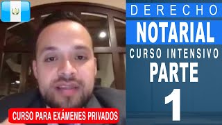 Curso Intensivo de Derecho Notarial  PARTE 1  Preguntas de Examen Privado de Derecho  USAC [upl. by Enal]