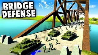 EPIC Battle for the Bridge Impossible Challenge Ravenfield Best Mods Gameplay [upl. by Cofsky]