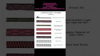 CONSTRUCTION DRAWING SYMBOLS shorts civilengineering065 viral [upl. by Corinne]