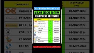 Best dividend stocks to invest in portfolio shorts beststocks nifty sharemarket bestinvestments [upl. by Nivar741]