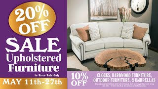 Upholstered Furniture Sale  May 2024 [upl. by Klute837]