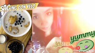 PINOY MERYENDA SAGING CON YELO YUMMY🍧 [upl. by Newsom]