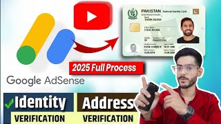 Google AdSense Identity Verification in 1 Minute  How to Verify adsence Identity Verification [upl. by Aniluap]