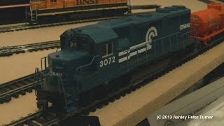 Bachmann EMD GP402 Diesel Locomotive Conrail 3072 HO Scale Review HD [upl. by Haman]