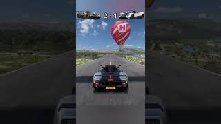 McLaren P1 VS Pagani Zonda  forza horizon 5  shorts [upl. by Eiroc963]