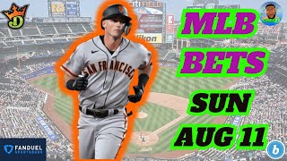 MLB Picks Today 8112024  FREE MLB Best Bets  CHEF D [upl. by Yhtac]