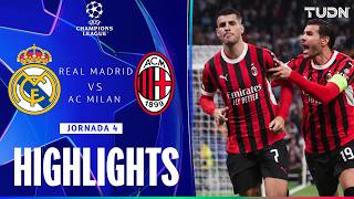 HIGHLIGHTS  Real Madrid vs Milan  UEFA Champions League 2425  TUDN [upl. by Iaka363]