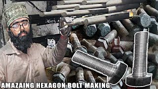 Wonderful Manufacturing of Giant Hexagon Bolts hexagon [upl. by Adranoel525]