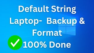 Default String Laptop Boot Loop Problem Data Backup amp Format [upl. by Carrol]