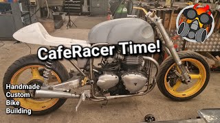 CafeRacer Time Harley Shovelhead Repair How I Build Handmade Custom Bikes Vlog bike viral vlog [upl. by Merriam923]