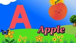 ABC Alphabet letters  learn alphabet letters for words apple ball [upl. by Nosak]