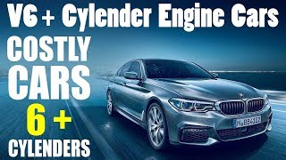 Top 10 Six Cylinder  Engine Cars In India V6V8V12 In Hindi [upl. by Eleumas763]