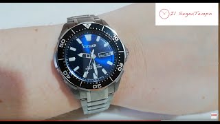 Orologio Diver Citizen Promaster Automatico in Super Titanio Recensione opinioni  Il SegnaTempo [upl. by Hsekar977]