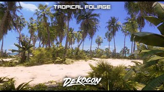 Tropical Foliage and Landscape UE4  Walking Demo [upl. by Jemimah]