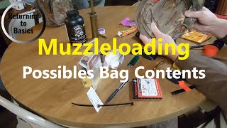 Possibles Bag Contents  Muzzleloader Deer Hunting [upl. by Aihsele]