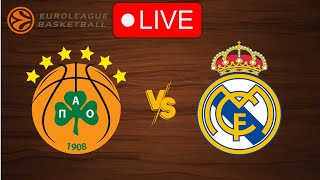 🔴 Live Panathinaikos vs Real Madrid  EuroLeague 20232024  Live Play by Play Scoreboard [upl. by Heloise]