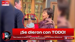 Pati Chapoy se pelea con Coque Muñiz y le truena los dedos durante en vivo de ‘Ventaneando’ [upl. by Ogden]