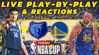 Memphis Grizzlies vs Golden State Warriors  Live PlayByPlay amp Reactions [upl. by Nnalyrehc]