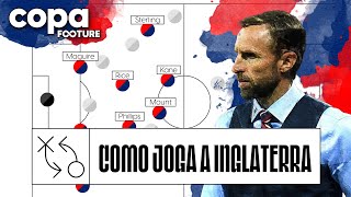 A TÁTICA DA INGLATERRA DE SOUTHGATE  COPA DO MUNDO 2022 [upl. by Gal]