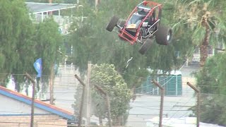 Austin Williams Flips Out of the Racetrack  June 11 2016 [upl. by Acirea]