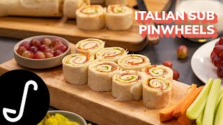 Quick and Easy Italian Sub Pinwheels [upl. by Abixah]