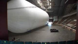 Worlds Largest Airship Inflated for the First Time by E Green Technologies  No Sound [upl. by Gregorius]