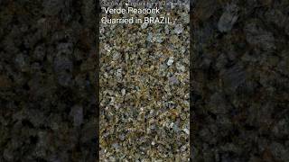 Stone Industry Jewels 47 Verde Peacock Brazil petrology naturalstone graniteslabs geology [upl. by Waal]