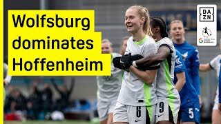 HIGHLIGHTS  TSG Hoffenheim vs VfL Wolfsburg Frauen Bundesliga 202425 Matchday 9 [upl. by Yblok329]