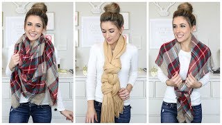 10 WAYS TO WEAR A SCARF [upl. by Scharaga]