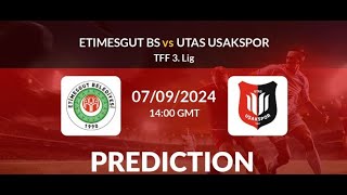 ETİMESGUT BELEDİYESPOR VS UŞAKSPOR TFF 3LİG 2024 MATCH [upl. by Acus]