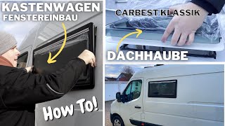 Fenster Einbau im Van  Dachfenster einbauen  Carbest  Wohnmobilausbau Teil 4 [upl. by Pachton]