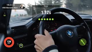 BMW 318iS touring 100200km\h test [upl. by Damales]