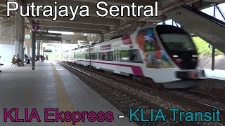 🇲🇾 Putrajaya Sentral Station  KLIA Ekspress amp KLIA Transit ERL 2018 [upl. by Akere]