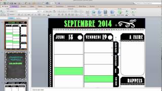 Tutoriel pour personnaliser le planificateur scolaire [upl. by Rolan79]