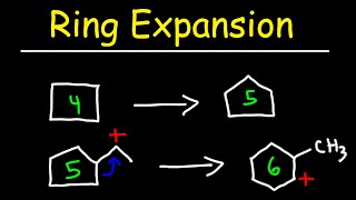 SN1 Carbocation Rearrangements  Ring Expansion Problems [upl. by Notsgnal312]