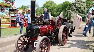 6 inch scale Marshall traction engine ride around Strumpshaw Steam Rally 2023 [upl. by Nnail567]