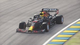 Max Verstappen Le Mans Onboard Lap  F1 2021  Assetto Corsa [upl. by Ycul]