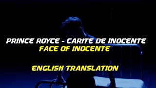 Prince Royce  Carita De Inocente Letra and Lyrics Translation in English [upl. by Aggappora83]