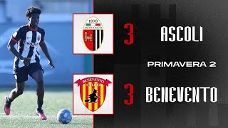 Highlights Primavera 2  AscoliBenevento 33  Ascoli Calcio [upl. by Finn]