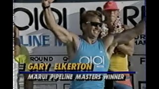 1989 Marui Pipeline Masters Elkerton [upl. by Yadrahs]