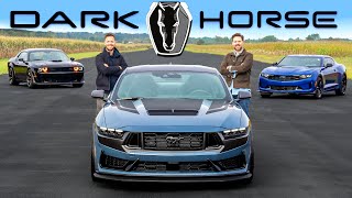 2024 Mustang Dark Horse  V8 DRAG RACE Review amp Lap Time [upl. by Haerle]