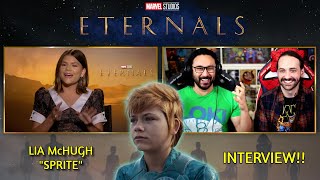 ETERNALS  Meeting SPRITE Actress Lia McHugh Chloé Zhao Avengers Crossover amp Deleted Scenes [upl. by Lochner]