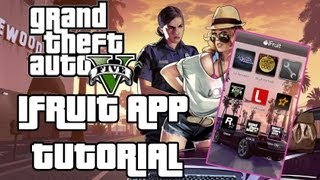 Grand Theft Auto V iFruit App Tutorial [upl. by Herwick688]