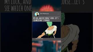 zoro tashigi onepiece trending youtubeshorts shorts 🔥🔥 [upl. by Assile]