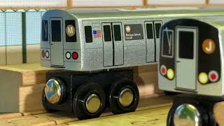 Munipals MTA R179 J Train Via M Line At Knickerbocker Avenue  Subway Mini Clip [upl. by Obla]